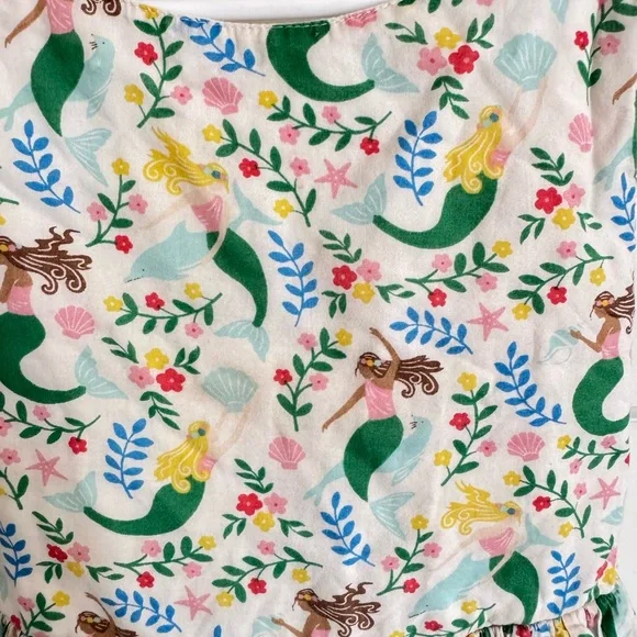 Mini Boden mermaid floral print dress size 6-7Y - Picture 2 of 9